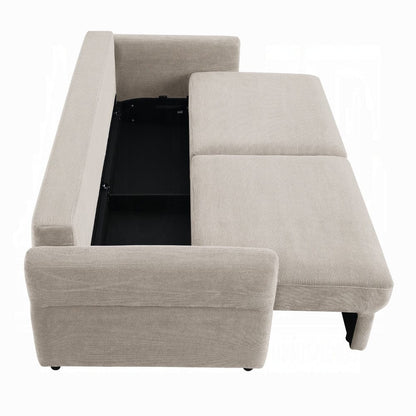 ACME Furniture - Haran Sofa w/Sleeper - Beige Fabric - LV03130 view 8