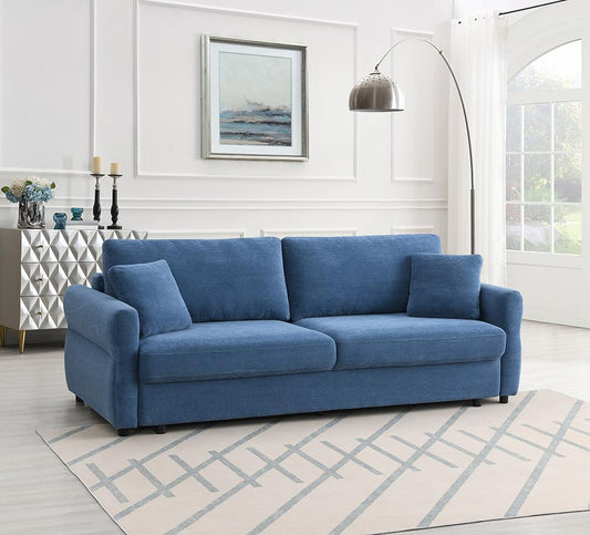 ACME Furniture - Haran Sofa w/Sleeper - Blue Fabric - LV03120 veiw 1