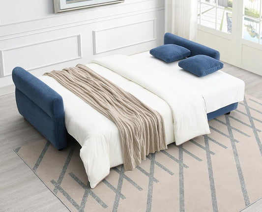 ACME Furniture - Haran Sofa w/Sleeper - Blue Fabric - LV03120 veiw 2