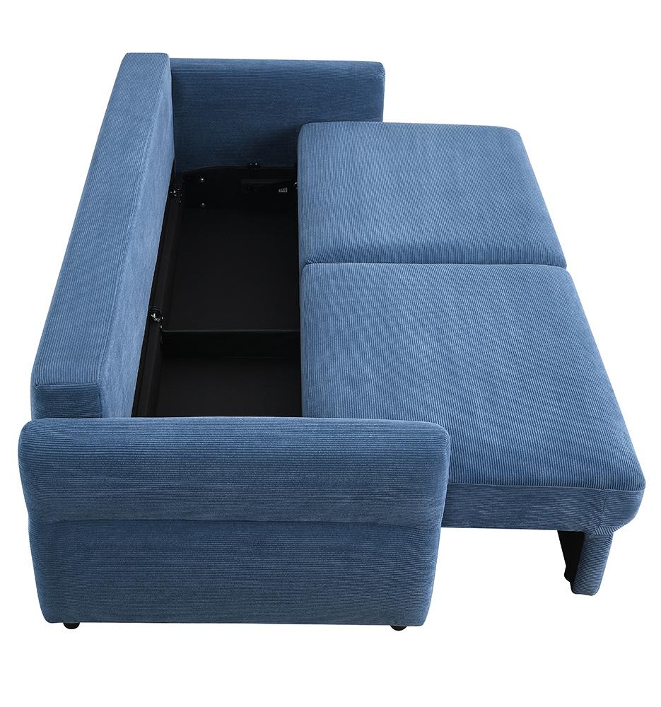 ACME Furniture - Haran Sofa w/Sleeper - Blue Fabric - LV03120 veiw 7