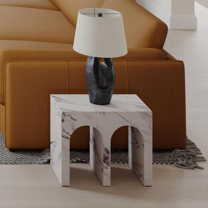 ACME Furniture - Fritzy End Table - Engineered Stone Finish - LV03126 veiw 2