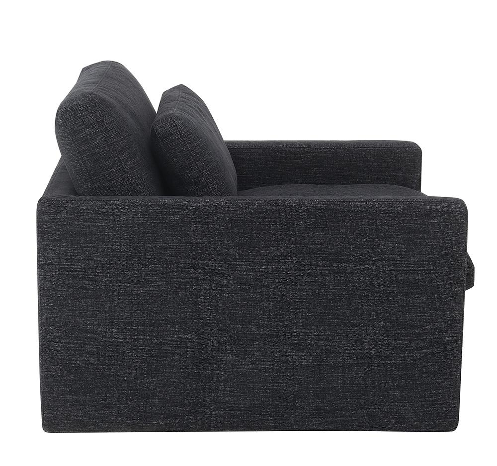 ACME Furniture - Naveen Swivel Chair w/Pillow - Dark Gray Fabric - AC03143 veiw 5