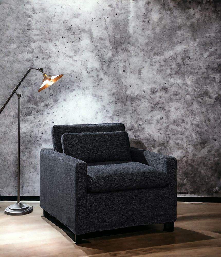 ACME Furniture - Naveen Swivel Chair w/Pillow - Dark Gray Fabric - AC03143 veiw 9