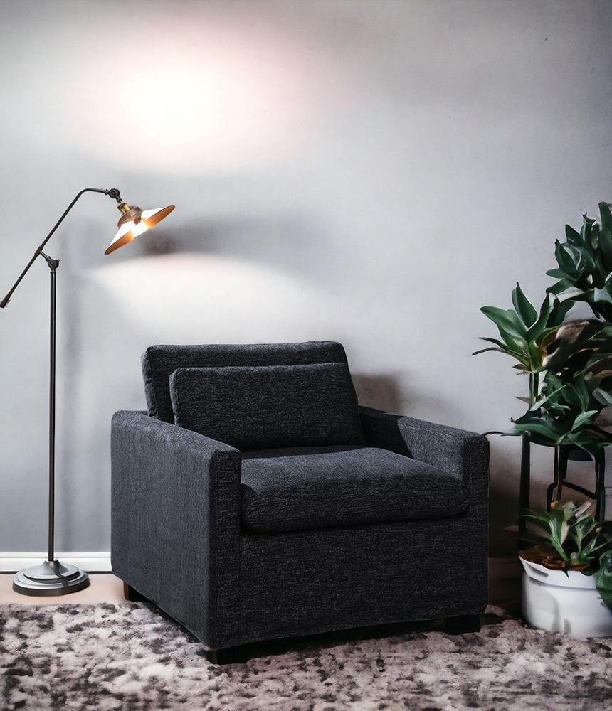 ACME Furniture - Naveen Swivel Chair w/Pillow - Dark Gray Fabric - AC03143 veiw 10