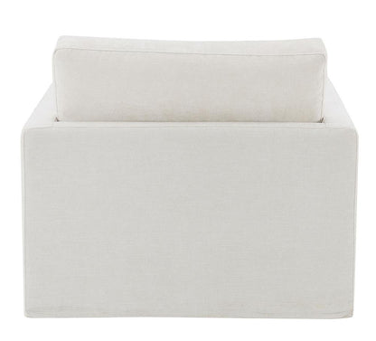 ACME Furniture - Naveen Swivel Chair w/Pillow - Ivory Fabric - AC03142 veiw 5