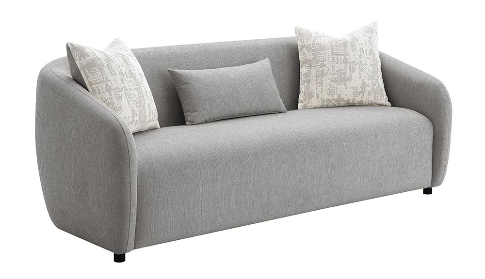ACME Furniture - Etienne Sofa w/3 Pillows - Gray Linen - LV03590 veiw 4