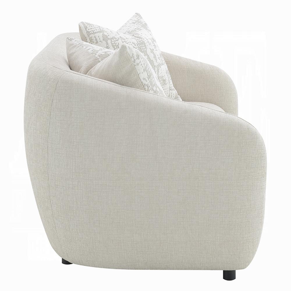 ACME Furniture - Etienne Loveseat w/2 Pillows - Beige Linen - LV03581 veiw 3