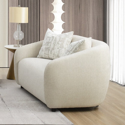 ACME Furniture - Etienne Loveseat w/2 Pillows - Beige Linen - LV03581 view 6