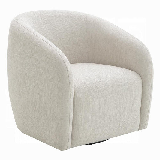 ACME Furniture - Etienne Chair w/Swivel - Beige Linen - LV03582 veiw 1