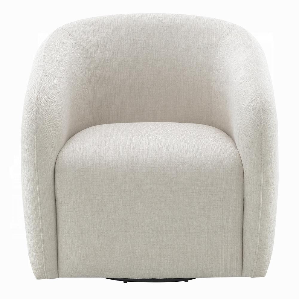 ACME Furniture - Etienne Chair w/Swivel - Beige Linen - LV03582 veiw 2