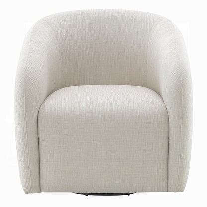 ACME Furniture - Etienne Chair w/Swivel - Beige Linen - LV03582 veiw 2