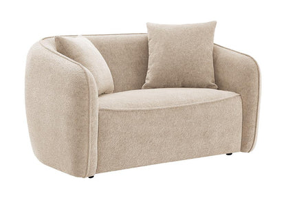 ACME Furniture - Keith Loveseat w/2 Pillows - Beige Fabric - LV03611 veiw 1
