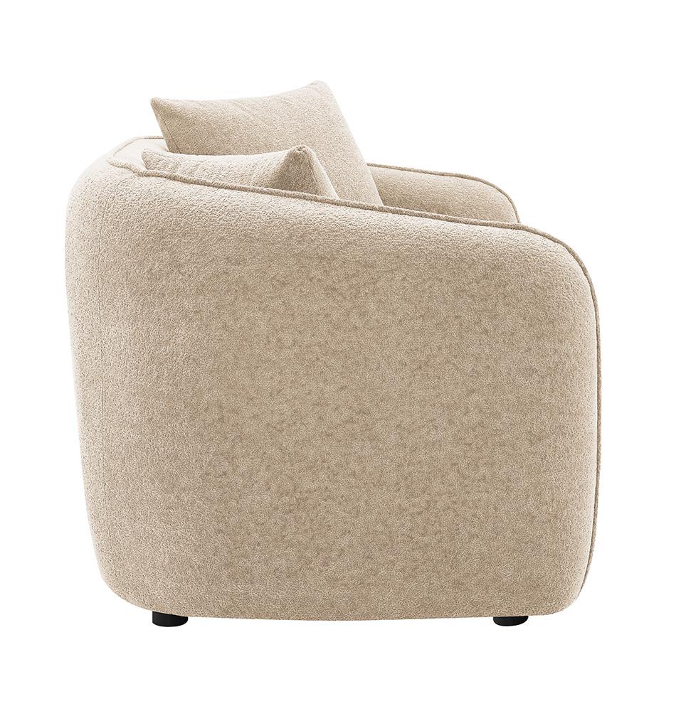 ACME Furniture - Keith Loveseat w/2 Pillows - Beige Fabric - LV03611 veiw 3