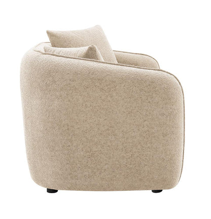 ACME Furniture - Keith Loveseat w/2 Pillows - Beige Fabric - LV03611 veiw 3