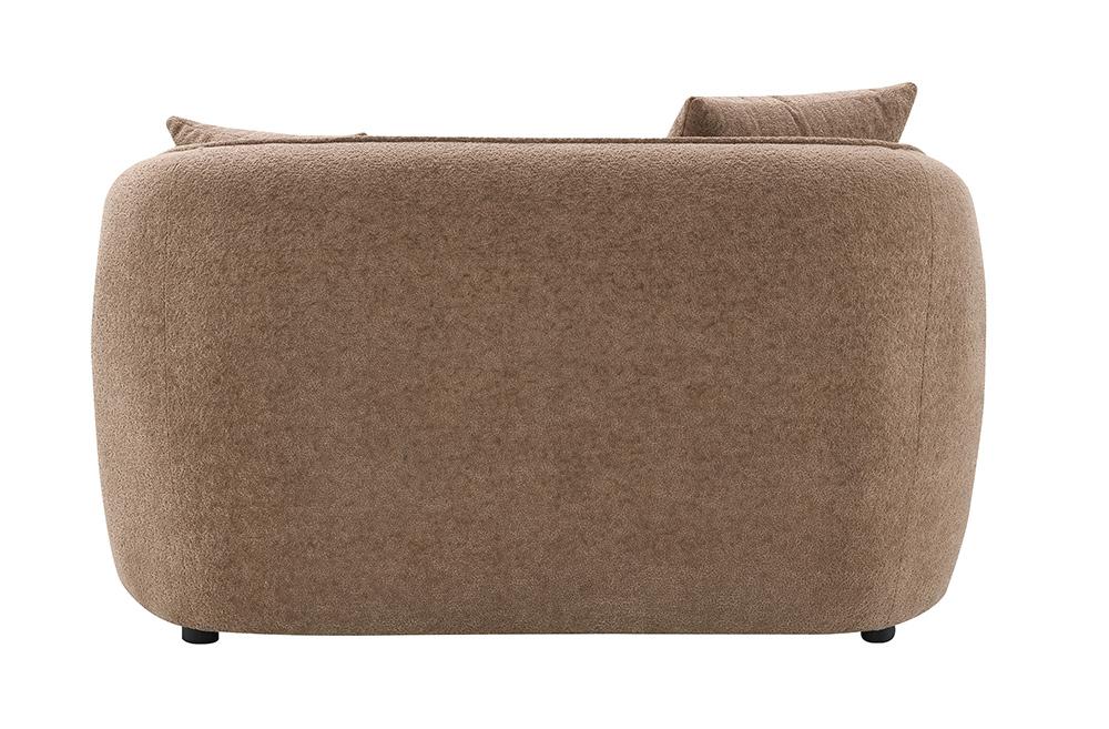 ACME Furniture - Keith Loveseat w/2 Pillows - Brown Fabric - LV03601 veiw 3