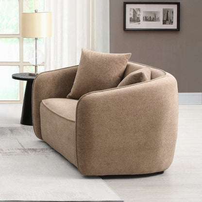ACME Furniture - Keith Loveseat w/2 Pillows - Brown Fabric - LV03601 view 6