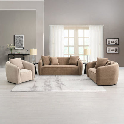 ACME Furniture - Keith Loveseat w/2 Pillows - Brown Fabric - LV03601 view 8