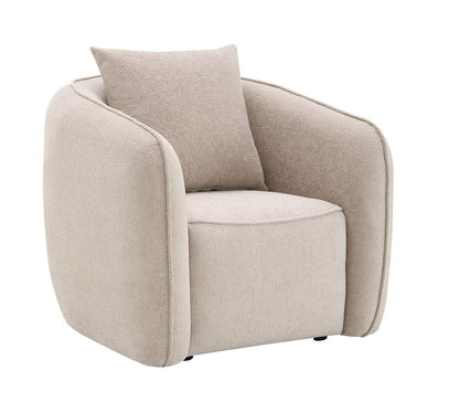 ACME Furniture - Keith Chair w/Pillow - Beige Fabric - LV03612 veiw 1