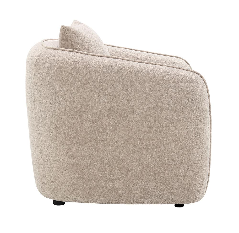 ACME Furniture - Keith Chair w/Pillow - Beige Fabric - LV03612 veiw 3