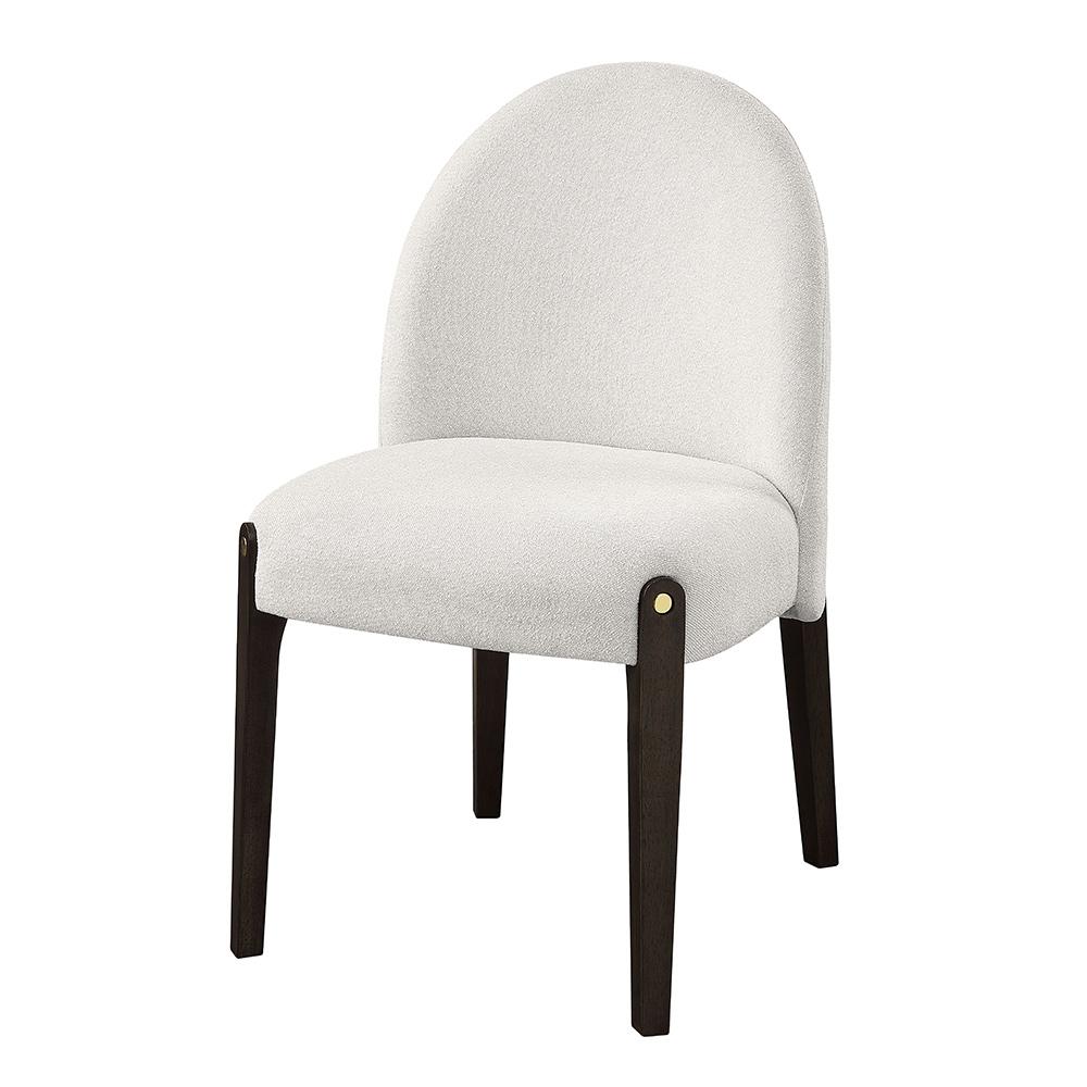 ACME Furniture - Clayten Side Chair (Set of 2) - Beige Fabric & & Espreeso Finish - DN03942 view 1