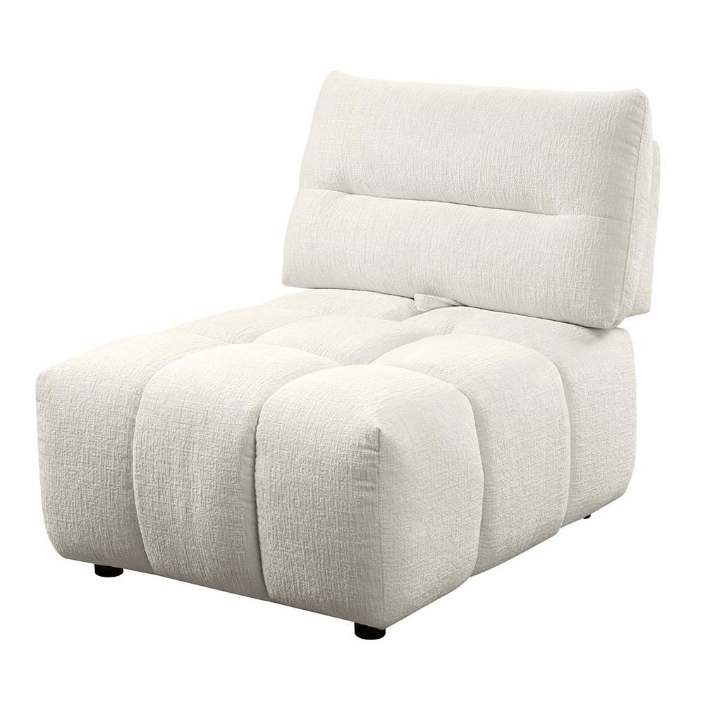 ACME Furniture - Loanna Moludar - Armless Chair - Beige Linen - LV04040 veiw 1