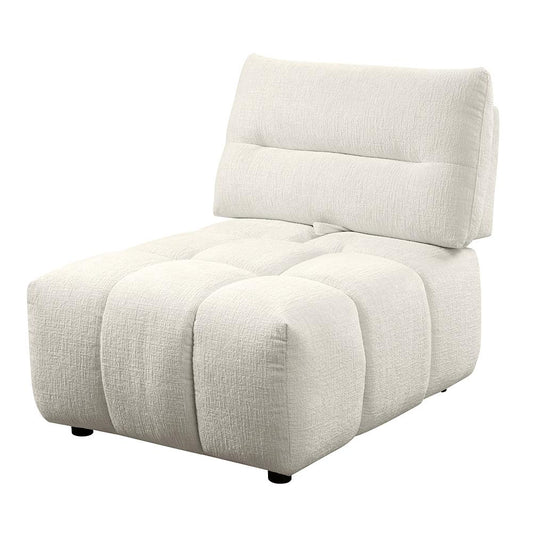ACME Furniture - Loanna Moludar - Armless Chair - Beige Linen - LV04040 veiw 1
