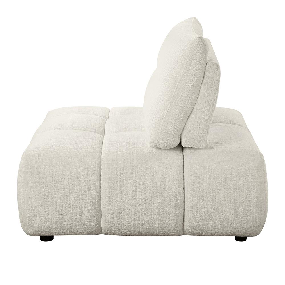 ACME Furniture - Loanna Moludar - Armless Chair - Beige Linen - LV04040 veiw 4