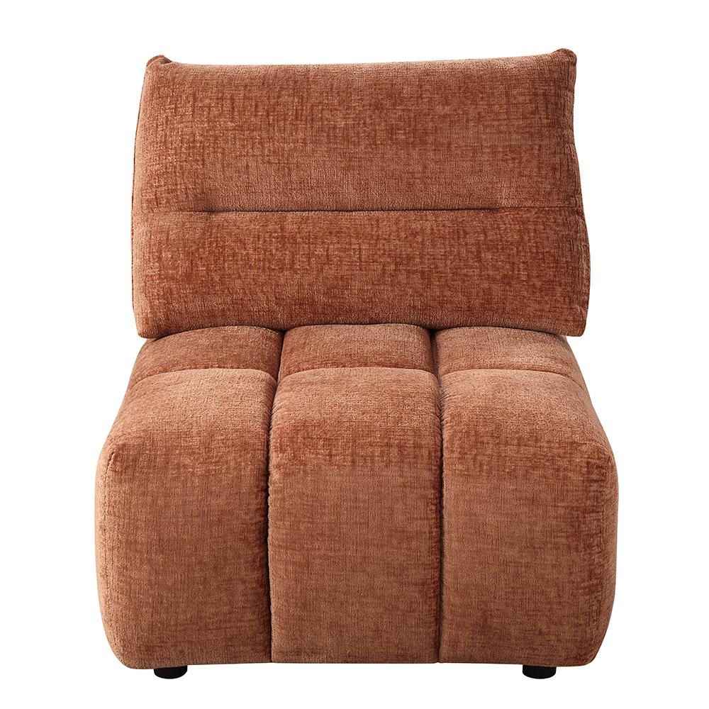 ACME Furniture - Loanna Moludar - Armless Chair - Coral Red Linen - LV04050 veiw 1