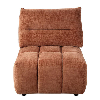 ACME Furniture - Loanna Moludar - Armless Chair - Coral Red Linen - LV04050 veiw 1