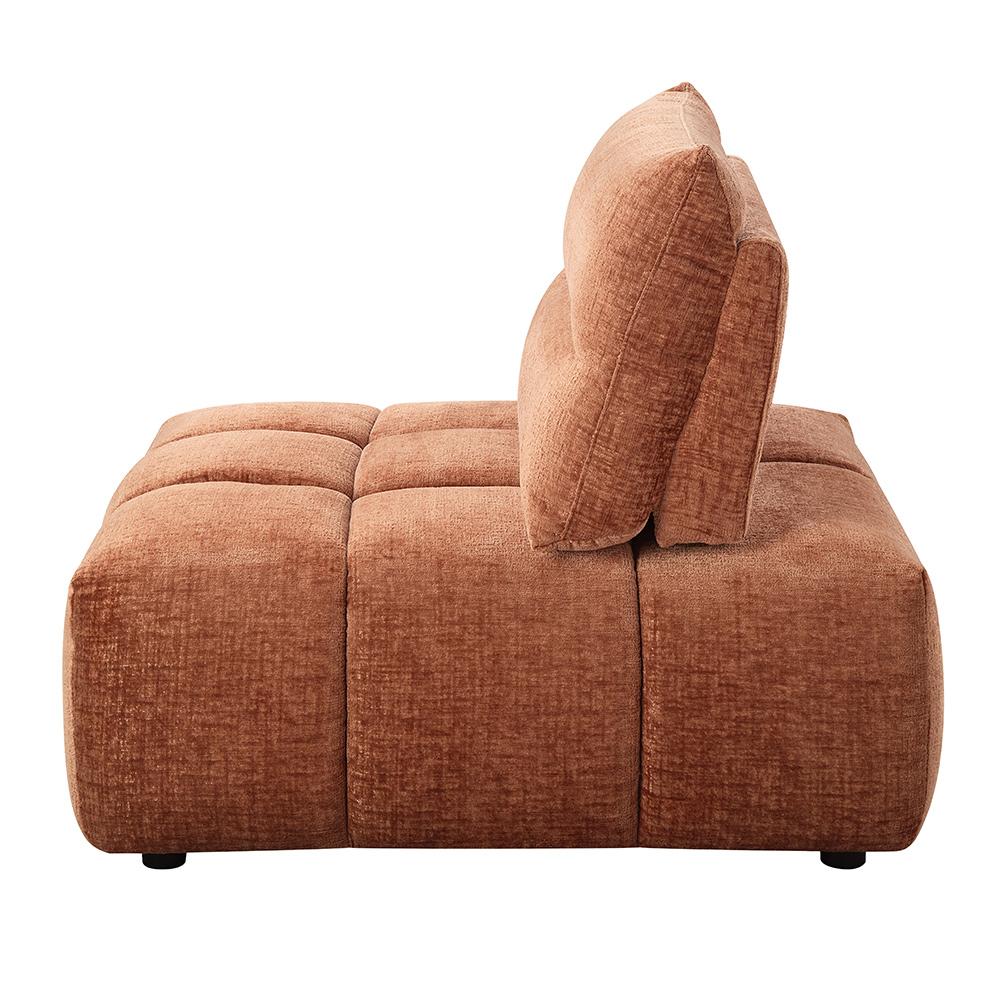 ACME Furniture - Loanna Moludar - Armless Chair - Coral Red Linen - LV04050 veiw 3