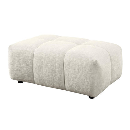 ACME Furniture - Loanna Ottoman - Beige Linen - LV04044 view 2