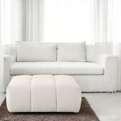 ACME Furniture - Loanna Ottoman - Beige Linen - LV04044 view 3
