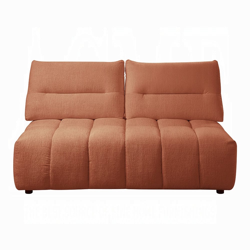 ACME Furniture - Loanna Moludar - Loveseat - Coral Red Linen - LV04052 view 2