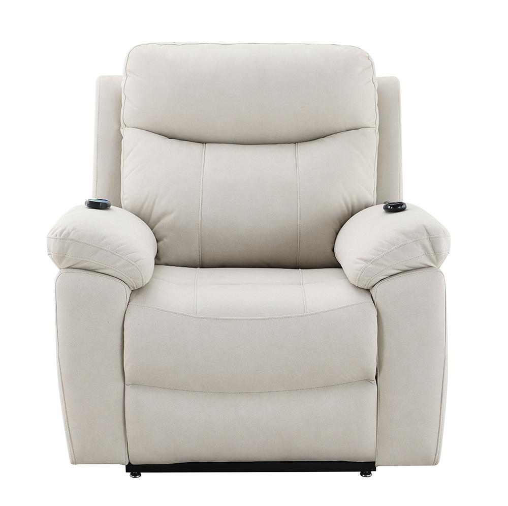 ACME Furniture - Chriki Power Recliner w/Lift & Heating & Massage - Beige Fabric - LV04271 veiw 3