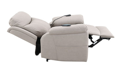 ACME Furniture - Chriki Power Recliner w/Lift & Heating & Massage - Light Gray Fabric - LV04272 veiw 3