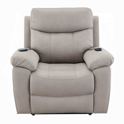 ACME Furniture - Chriki Power Recliner w/Lift & Heating & Massage - Light Gray Fabric - LV04272 view 7