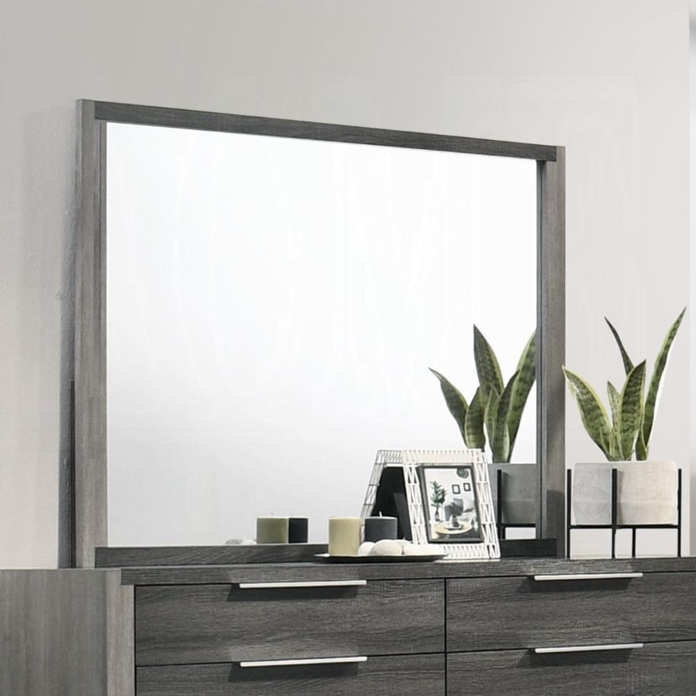 ACME Furniture - Jehoram Mirror - Gray Finish - BD02724 view 3