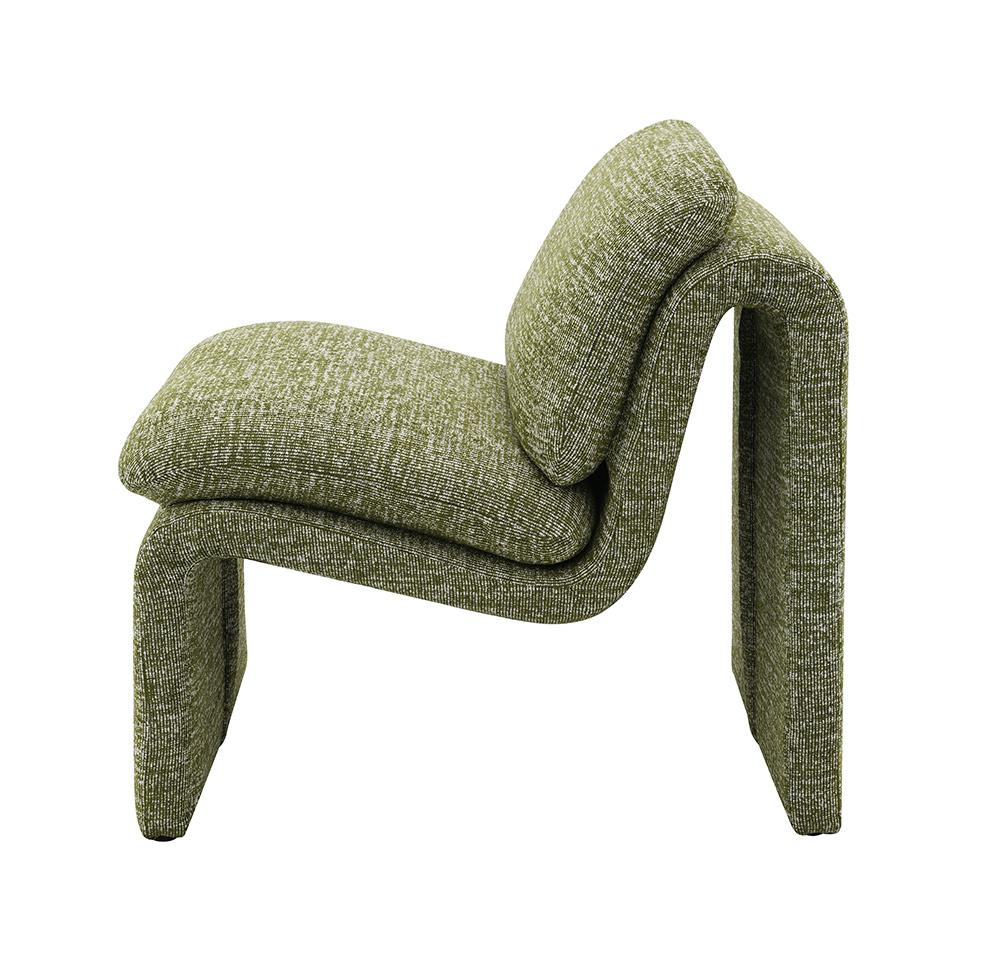 ACME Furniture - Karlen Accent Chair - Green Boucle - AC04553 veiw 3