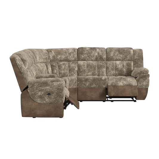 Picket House Furnishings - Celeste 6PC Motion Sectional Set in Dillon/Shire Cappuccino - U-13730-10541-6PC veiw 2