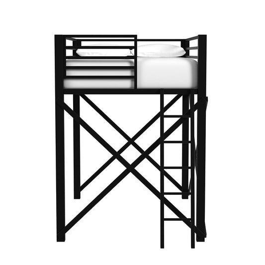 Picket House Furnishings - Delilah Full Loft Bunk and Ladder in Black - Y-14090-8-FBK veiw 1