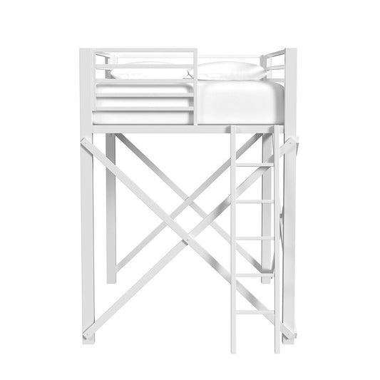 Picket House Furnishings - Delilah Full Loft Bunk and Ladder in White - Y-14090-7-FBK veiw 1