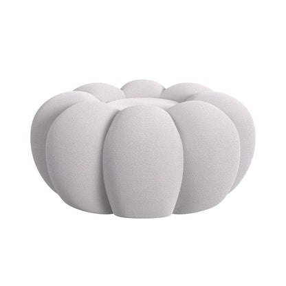Picket House Furnishings - Pumpkin Swivel Chair and Ottoman in Grey - Y-13930-3-CHOT veiw 3