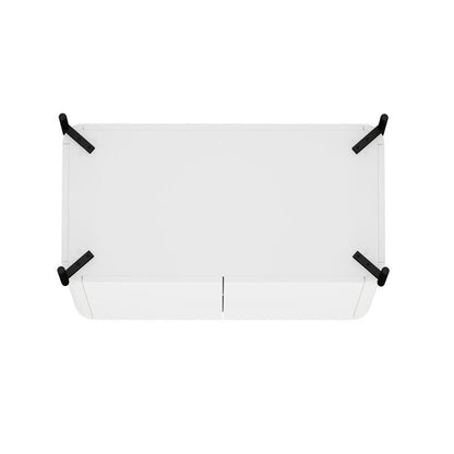 Manhattan Comfort - Abbey Accent Cabinet with 2 Adjustable Shelves in White - AF004-WH veiw 5