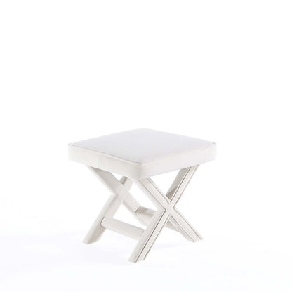 Manhattan Comfort - Abigail 20W Velvet Bench with Solid Wood Legs in Cream - OT004-CR veiw 4