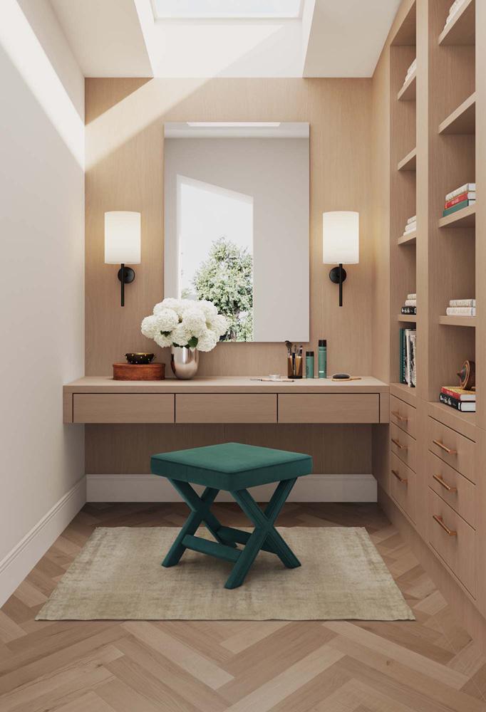 Manhattan Comfort - Abigail 20W Velvet Bench with Solid Wood Legs in Green - OT004-GR veiw 10