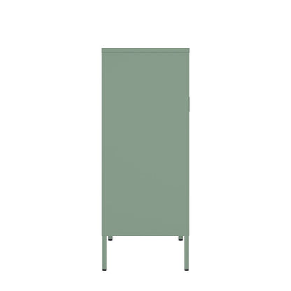 Manhattan Comfort - Amelia 31.5 Accent Cabinet with 3 Adjustable Shelves in Green - AF008-GR veiw 5