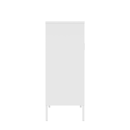Manhattan Comfort - Amelia 31.5 Accent Cabinet with 3 Adjustable Shelves in White - AF008-WH veiw 5