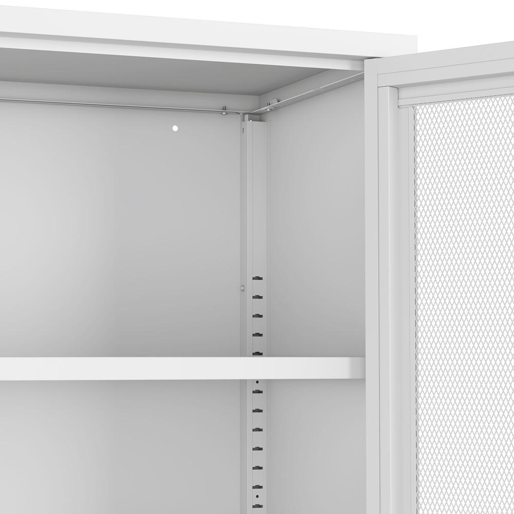 Manhattan Comfort - Amelia 31.5 Accent Cabinet with 3 Adjustable Shelves in White - AF008-WH veiw 7