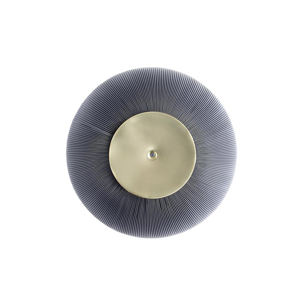 Manhattan Comfort - 2-Piece Anderson Leatherette Coffee Table and End Table 1.0 with Stainless Steel Legs in Grey - 2-AT02-GY veiw 9