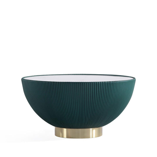 Manhattan Comfort - Anderson Leatherette Coffee Table with Stainless Steel Legs in Green - CT012-GR veiw 2